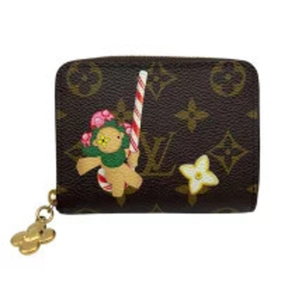 Louis Vuitton Zippy Wallet Coin Candy Factory Brown Multi Monogram Case